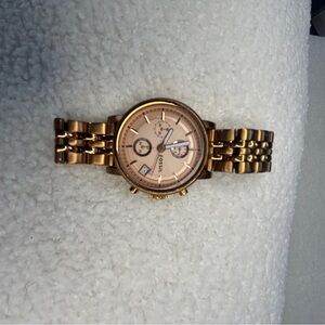 Women’s Fossil Boyfriend Chronograph Gold tone stainless steel